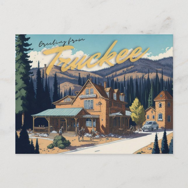 Cartão Postal Truckee, CA (Frente)