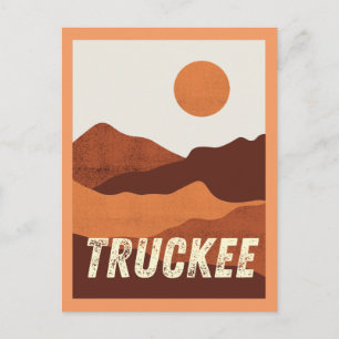 Cartão Postal Truckee, Cartão-postal das Montanhas da Califórn