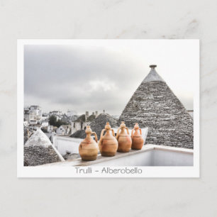 Cartão Postal Trulli - Alberobello