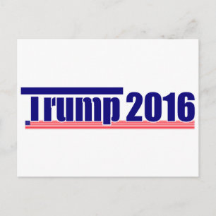 Cartão Postal Trump 2016