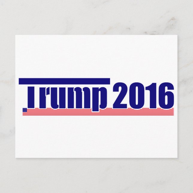 Cartão Postal Trump 2016 (Frente)