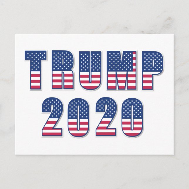 Cartão Postal Trump 2020 (Frente)