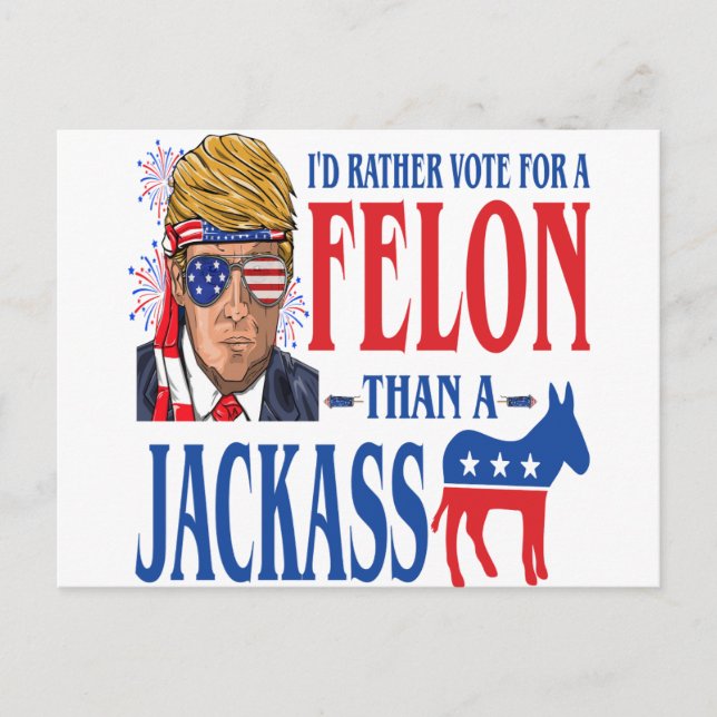 Cartão postal Trump 2024 (Frente)