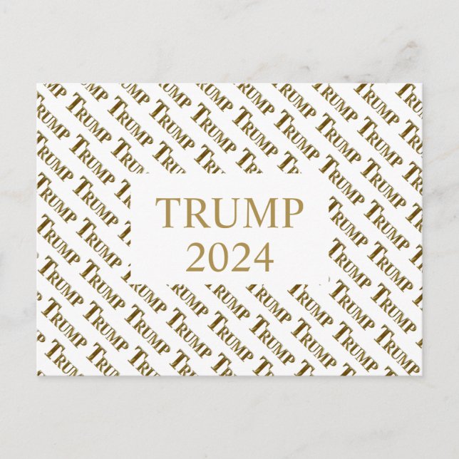CARTÃO POSTAL TRUMP 2024 (Frente)