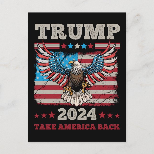 Cartão Postal Trump 2024 (Frente)
