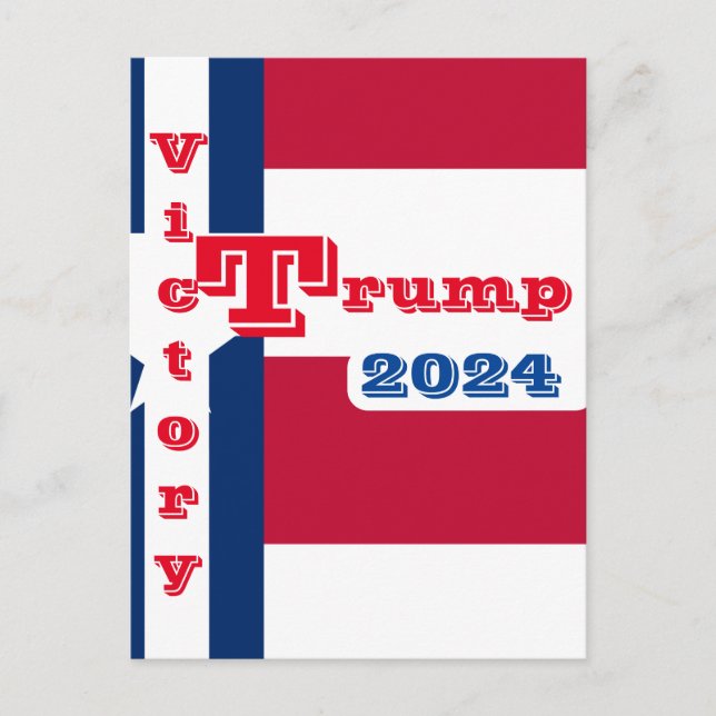 CARTÃO POSTAL TRUMP 2024 (Frente)