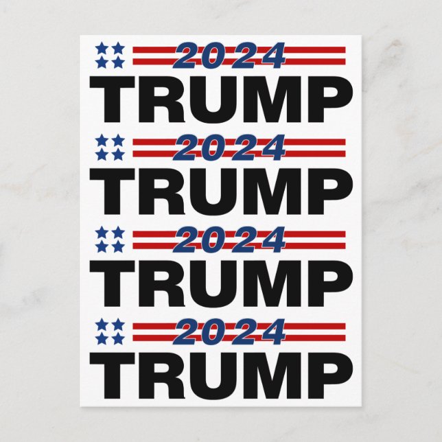 Cartão Postal Trump 2024 (Frente)