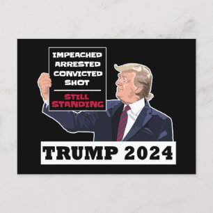 Cartão Postal Trump 2024 Ainda Presidente Eleito EUA
