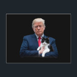 Cartão Postal Trump 2024 Cat MAGA Funny Trump Cat<br><div class="desc">Trump 2024 Cat MAGA Funny Trump Cat</div>