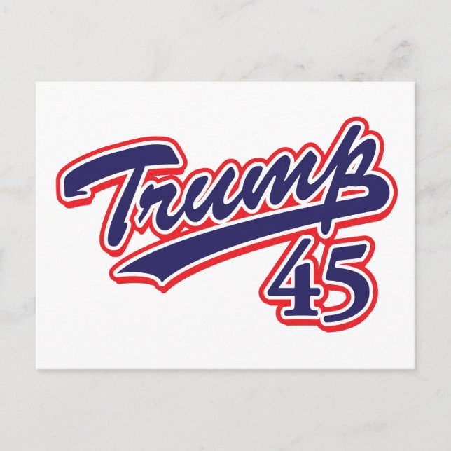 Cartão Postal Trump 45! (Frente)