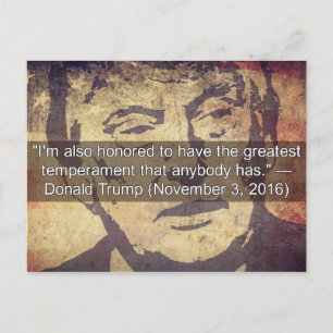 Cartão Postal Trump de Coisas Estúpidas diz Souvenir Cartão-post