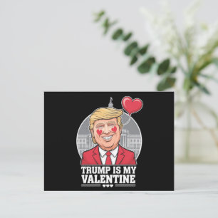 Cartão Postal Trump é o meu Dia de os namorados retrógrado do Na