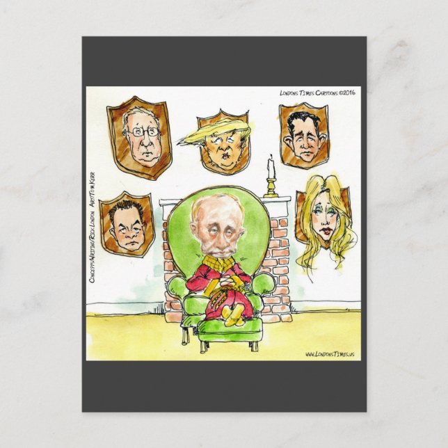 Cartão Postal Trump É Putin No Ritz Presentes (Frente)