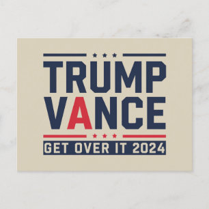 Cartão Postal Trump Ganhou Eleição 2024 Presidente Trump Vance