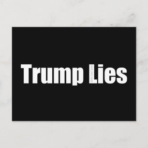 Cartão Postal Trump Lies