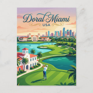 Cartão Postal Trump National Doral Miami EUA