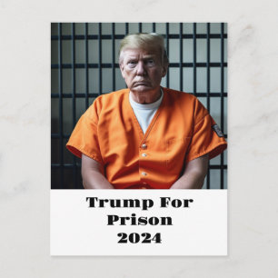 Cartão Postal Trump Para A Prisão 2024