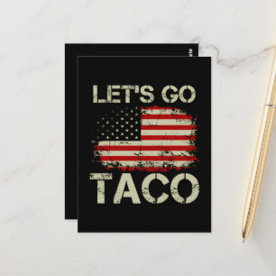Cartão Postal Trump Sempre Desiste Vamos Lá Taco