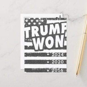 Cartão Postal Trump Won