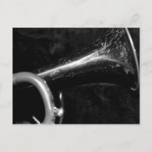 Trumpet Bell preto e branco