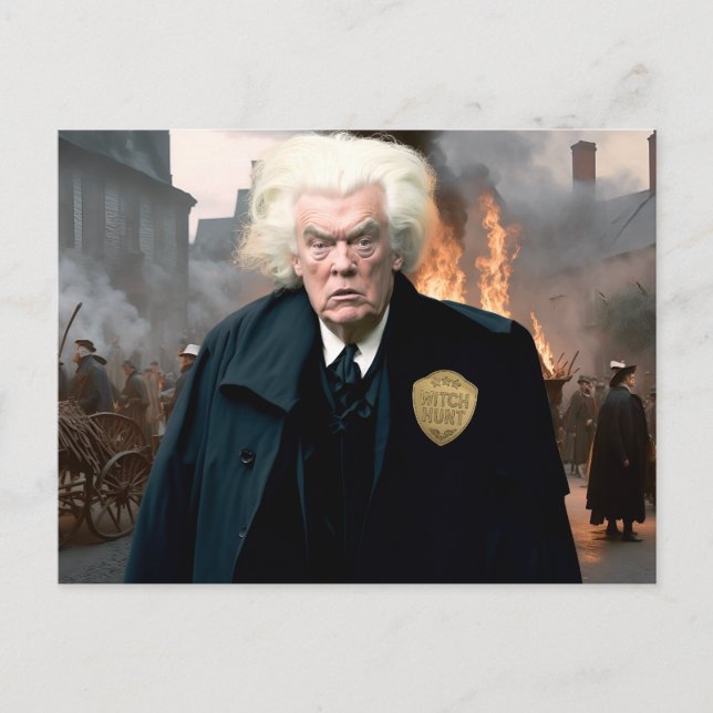 Cartão Postal Trump's Witch Hunt (Frente)