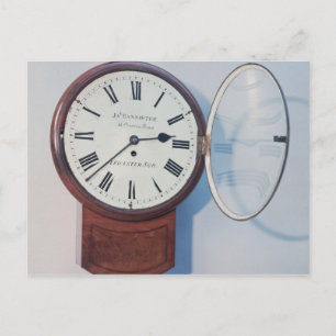 Cartão Postal Trunk dial clock, Londres, 1850