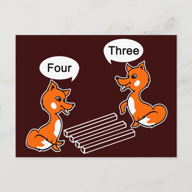 Cartão Postal Truque de ilusão Óptica (Frente)