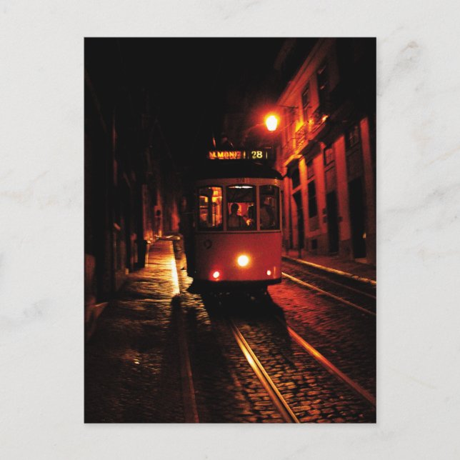Cartão Postal Truque noturno em Lisboa (Frente)
