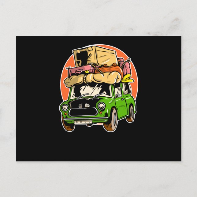 Cartão Postal Truque ou Tratar (Frente)