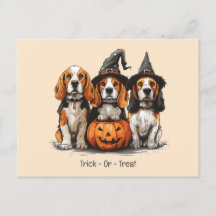 Truque Ou Tratar Cães De Beagle Halloween