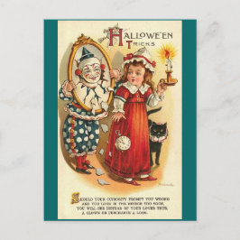 Cartão Postal Truques de Halloween