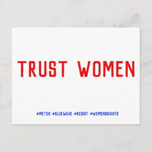 Cartão Postal Trust Women