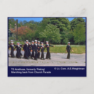 Cartão Postal TS Arethusa, anteriormente "Pequim"