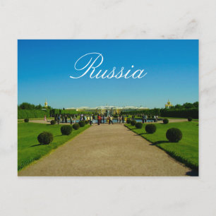 Cartão Postal Tsarskoye Selo Pushkin Cathrine Palace Rússia