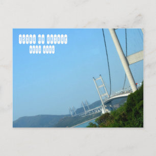 Cartão Postal Tsing Mãe Bridge em Hong Kong