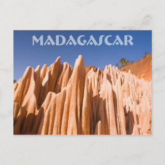 Cartão Postal Tsingy rouges de Madagascar