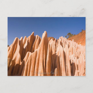 Cartão Postal Tsingy rouges de Madagascar
