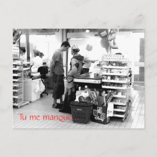 Cartão Postal Tu, manque...