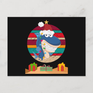Cartão Postal tubarão-de-natal