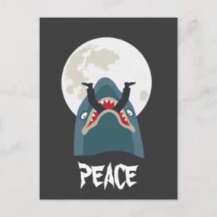 Cartão Postal Tubarão na noite da lua