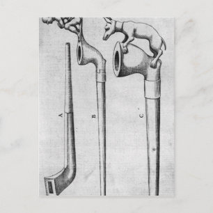 Cartão Postal Tubos Fumantes