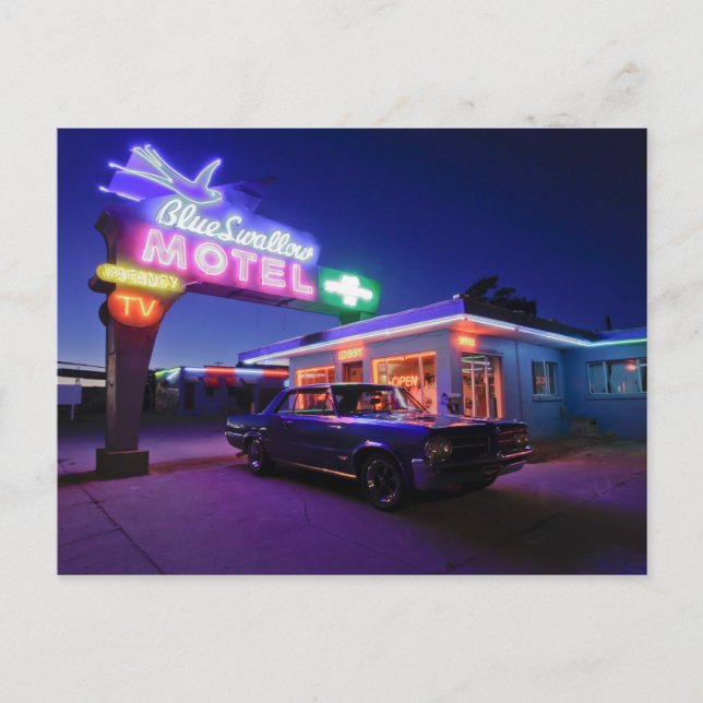 Cartão Postal Tucumcari, New Mexico, United States. Route 66 2 (Frente)