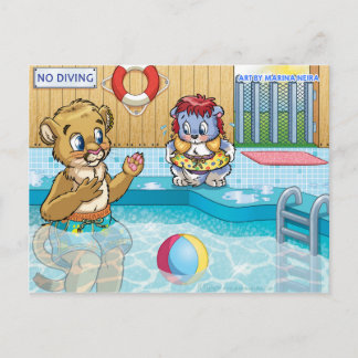 Cartão Postal Tudo bem, papai te pegou