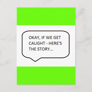 CARTÃO POSTAL TUDO BEM SE FORMOS PEGOS, AQUI ESTÁ A HISTÓRIA HUM