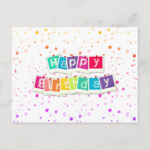 Cartão Postal Tudo de bom para o aniversário