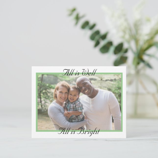 Cartão Postal Tudo é Bem, tudo é um bom Natal (Em pé/Frente)