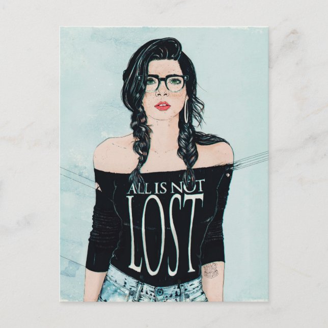 Cartão Postal Tudo Não Está Perdido (Frente)