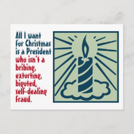 Cartão Postal Tudo o que eu quero para a Modelo antitrombada de 