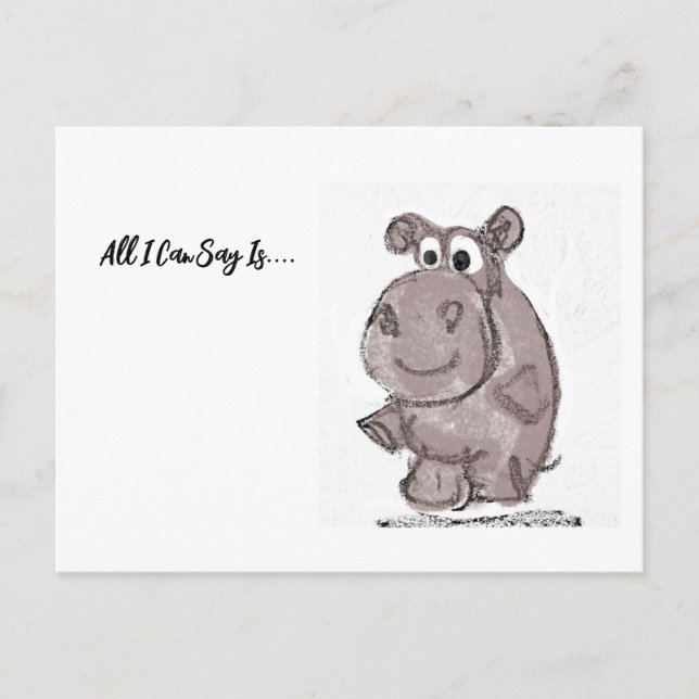 Cartão Postal Tudo o que posso dizer (Frente)