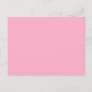 Cartão Postal Tudo Rosa Só Cor Rosa